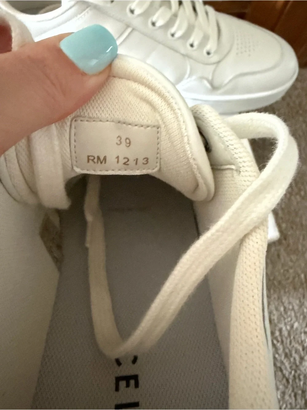 Celine White Leather Low-Top Sneaker with Perforated Logo
